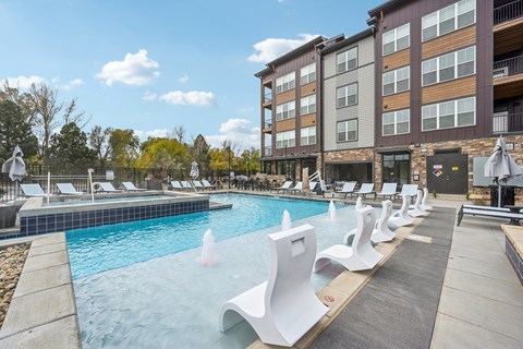 the swimming pool  at The Quarry Luxury Apartment Homes, Fort Collins